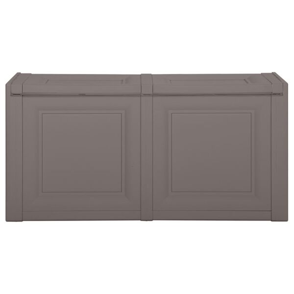 vidaXL Baule per Cuscini Grigio 86x40x42 cm 85 L