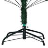 vidaXL Albero di Natale Preilluminato con Palline Verde 210 cm PVC