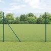 vidaXL Palo della recinzione Verde Rete 25 x 1,5 m (rete 16 x 16 mm)