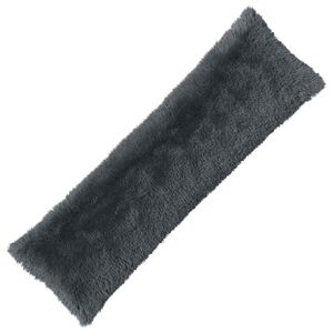 vidaXL Cuscino con cuscino HEERLEN Antracite 40 x 145 cm Fleece PV