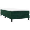vidaXL Struttura Letto a Rete a Molle Verde Scuro 90x200 cm in Velluto