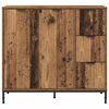 vidaXL Credenza Legno vecchio 89,5 x 33 x 82 cm Legno multistrato