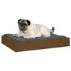 vidaXL Cuccia per Cani Ambrata 61,5x49x9 cm in Legno Massello di Pino