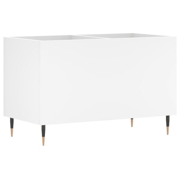 vidaXL Mobile Porta Dischi Bianco 74,5x38x48 cm in Legno Multistrato