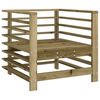 vidaXL Set Salotto da Giardino 7 pz in Legno Impregnato di Pino
