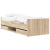 vidaXL Struttura del letto Rovere Sonoma Legno ingegnerizzato