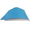 vidaXL Tenda da Campeggio a Cupola per 4 Persone Blu Impermeabile