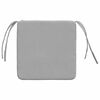 vidaXL Cuscini per Seduta 4 pcs Grigio Nuvola 40 x 40 x 3 cm Tessuto