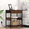 vidaXL Armadio da Notte Rovere Marrone 41 x 31 x 51 cm