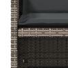 vidaXL Sedie da Giardino con Cuscini 4pz Grigio in Polyrattan