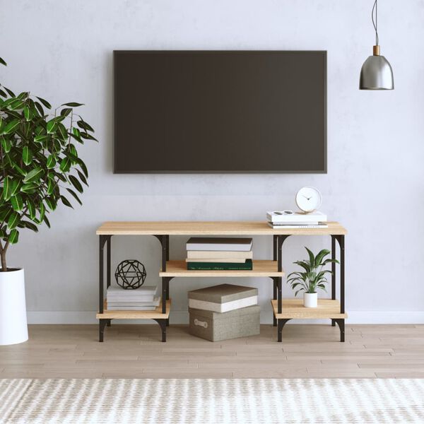 vidaXL Mobile Porta TV Rovere Sonoma 102x35x45,5 cm Legno Multistrato