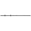 vidaXL Kit Mini Anta Scorrevole Armadio in Acciaio al Carbonio 122 cm