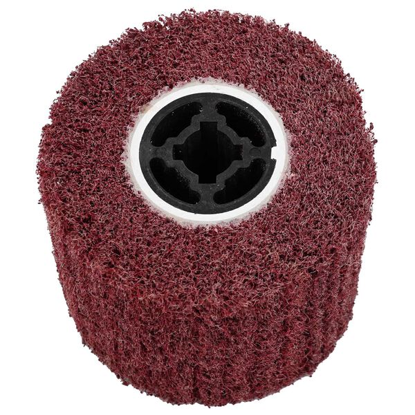 vidaXL Rulli Abrasivi 3 pcs Rosso 12 x 12 x 10 cm Fibre sintetiche