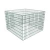 vidaXL Compostiera da Giardino Quadrata a Rete 100 x 100 x 70 cm