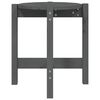 vidaXL Tavolino da Salotto Grigio Ø 42,5x45 cm Legno Massello di Pino