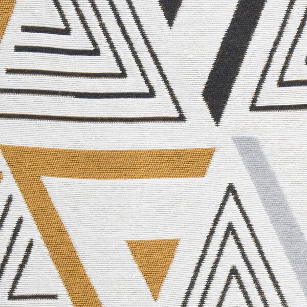 vidaXL Tappeto Giallo e Grigio 80x300 cm in Cotone