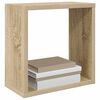 vidaXL Mensole a Cubo 6 pz Rovere Sonoma 30x15x30 cm