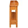 vidaXL Tavolo consolle con cassetto Naturale 115 x 32 x 76 cm
