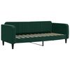 vidaXL Divano Letto con Letto Estraibile Verde Scuro 80x200cm Velluto