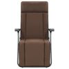 vidaXL Sedie da Giardino Pieghevoli con Cuscino 2 pz Marrone