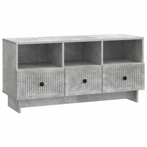 vidaXL Mobile TV con cassetto Grigio Cemento 102 x 34,5 x 50 cm