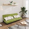 vidaXL Divano Letto a 2 Posti Verde Chiaro in Velluto