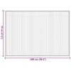 vidaXL Tappeto Rettangolare Marrone 70x100 cm in Bamb&ugrave;