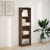 vidaXL Libreria Rovere Marrone 40x24x143 cm in Legno Multistrato