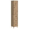 vidaXL Set di armadi 2 pcs 33 x 34,5 x 90 cm Legno ingegnerizzato