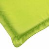 vidaXL Cuscino per Sdraio Verde Brillante (75+105)x50x4 cm