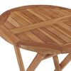 vidaXL Tavolo da Giardino Pieghevole 60 cm in Legno Massello di Teak