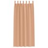 vidaXL Tende Blackout con Anelli 2 pcs Marrone Chiaro 245 x 140 cm