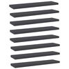 vidaXL Ripiani per Libreria 8pz Grigi 40x10x1,5cm in Legno Multistrato