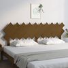 vidaXL Testiera per Letto Ambra 196x3x80,5cm in Legno Massello di Pino