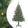 vidaXL Albero di Natale Verde 180 cm PVC