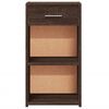 vidaXL Comodini 2 pz Rovere Marrone 35x34x65 cm in Legno Multistrato