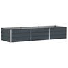 vidaXL Fioriera Antracite 240 x 80 x 45 cm Acciaio