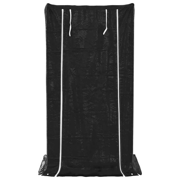 vidaXL Rastrelliera per Legna con Copertura Antipioggia 100x80x200 cm