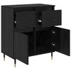 vidaXL Credenza con cassetto Rovere Nero 60 x 35 x 70 cm