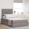 vidaXL Letto con contenitore e materasso Talpa 120 x 190 cm Tessuto