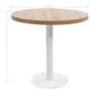 vidaXL Tavolo da Bistrot Marrone Chiaro 80 cm in MDF