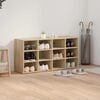 vidaXL Mobile per scarpe Rovere Sonoma 103 x 30 x 51 cm