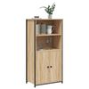 vidaXL Credenza Rovere Sonoma 62x36x121,5 cm in Legno Multistrato