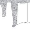 vidaXL Renne e Slitta di Natale Decorazione Esterni 140 LED Argento