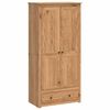 vidaXL Guardaroba PANAMA Miele 88,5 x 50 x 185 cm