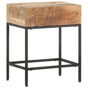 vidaXL Tavolino 40x30x50 cm in Legno Massello di Mango Grezzo