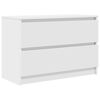 vidaXL Mobile Porta TV Bianco 80x35x54 cm in Legno Multistrato