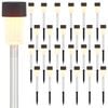 vidaXL Luci solari da esterno con picchetto 24 pcs Bianco caldo