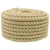 vidaXL Corda da Barca 100 m 2 Naturale PP