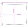 vidaXL Parasole a Vela Oxford Rettangolare 2x2,5 m Terracotta
